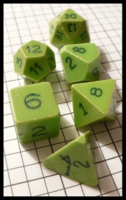 Dice : Dice - DM Collection - Armory Green Lime Opaque 2nd Generation Extras